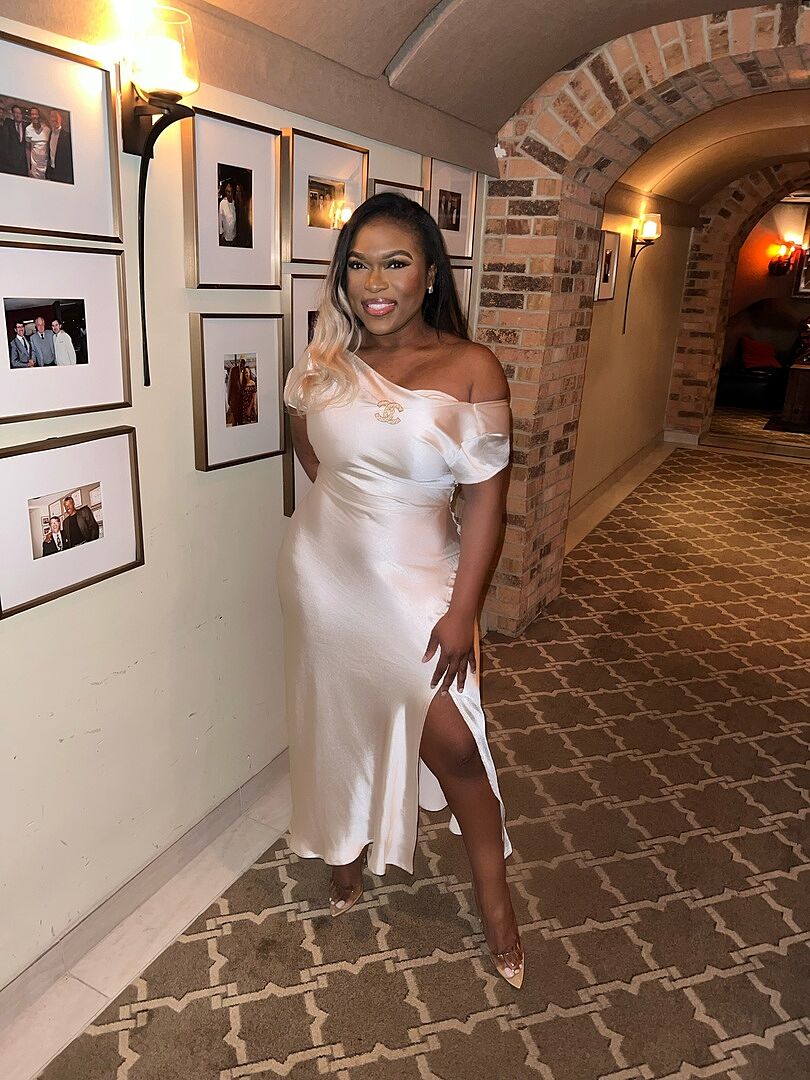 Shop the Lucinda Twist Back Midi Dress Champagne