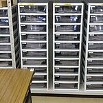 送料無料】 オフィスチェスト/中10段・幅320×奥390×高さ1084mm/IR-OCE