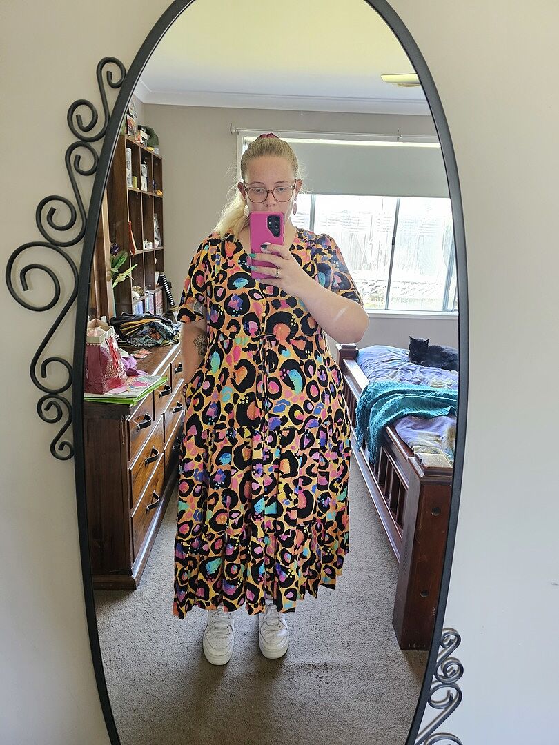 Bonnie Maxi Dress in Gumnuts photo review