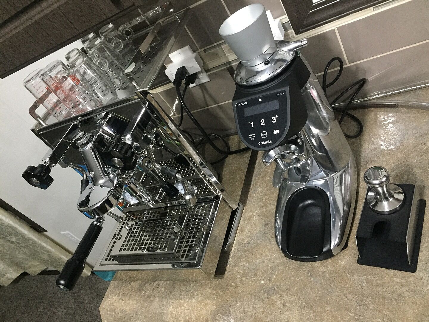 Compak E6 Digital Burr Grinder Polished —