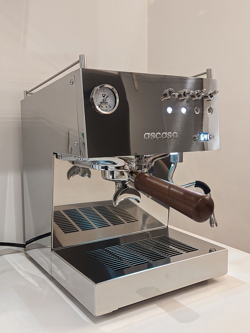 アスカソ UNO Professional PID Machine Steel UNO PID, Programmable Espresso Machine w/Volumetric
