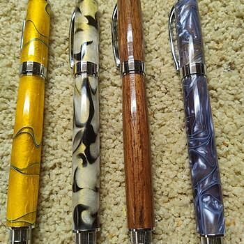 Magnetic Graduate Chrome Fountain Pen Kit at Penn State Industries