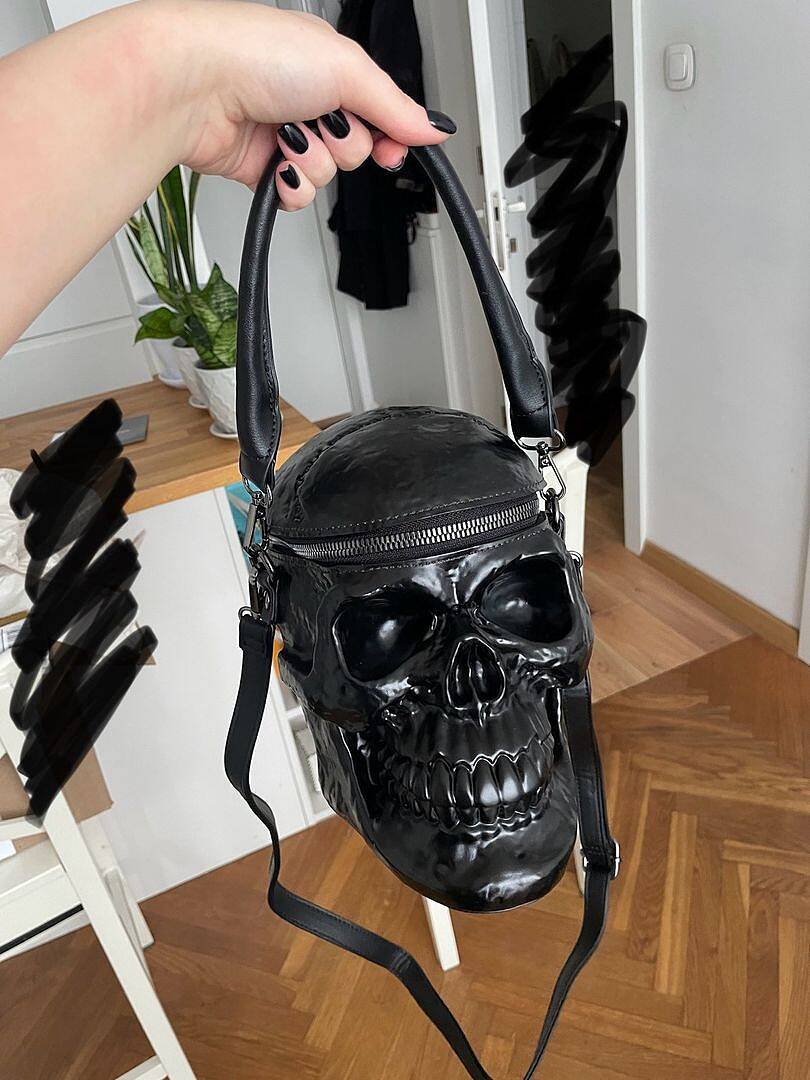 Grave Digger Skull Handbag B Killstar