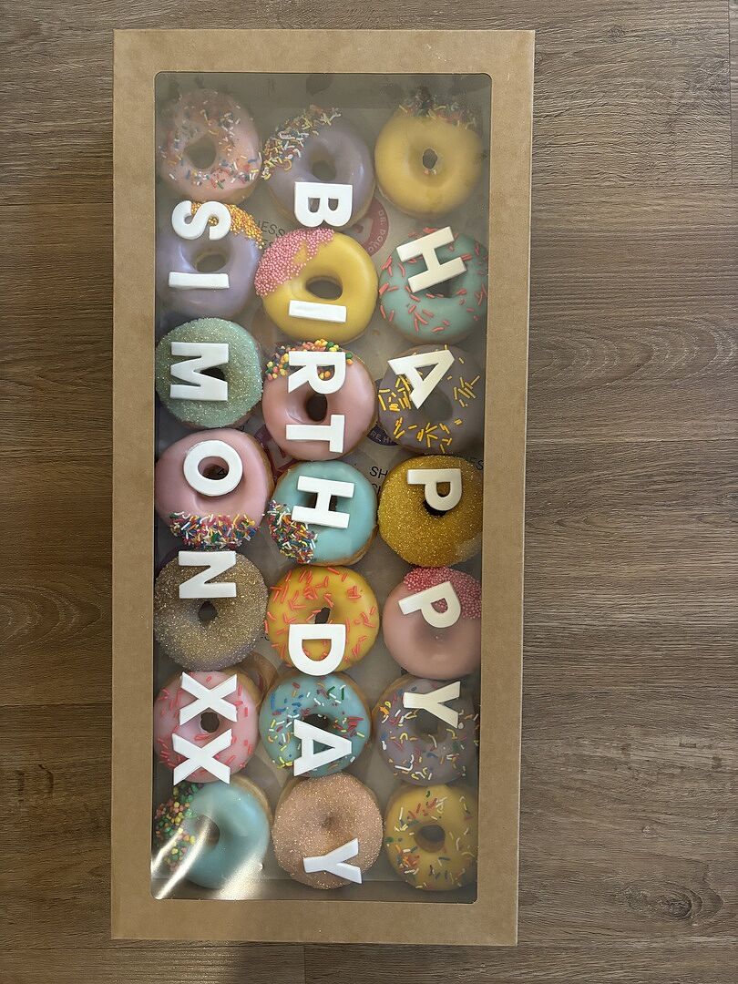 Custom Pstelation Mini Donuts - Delivered Across Sydney