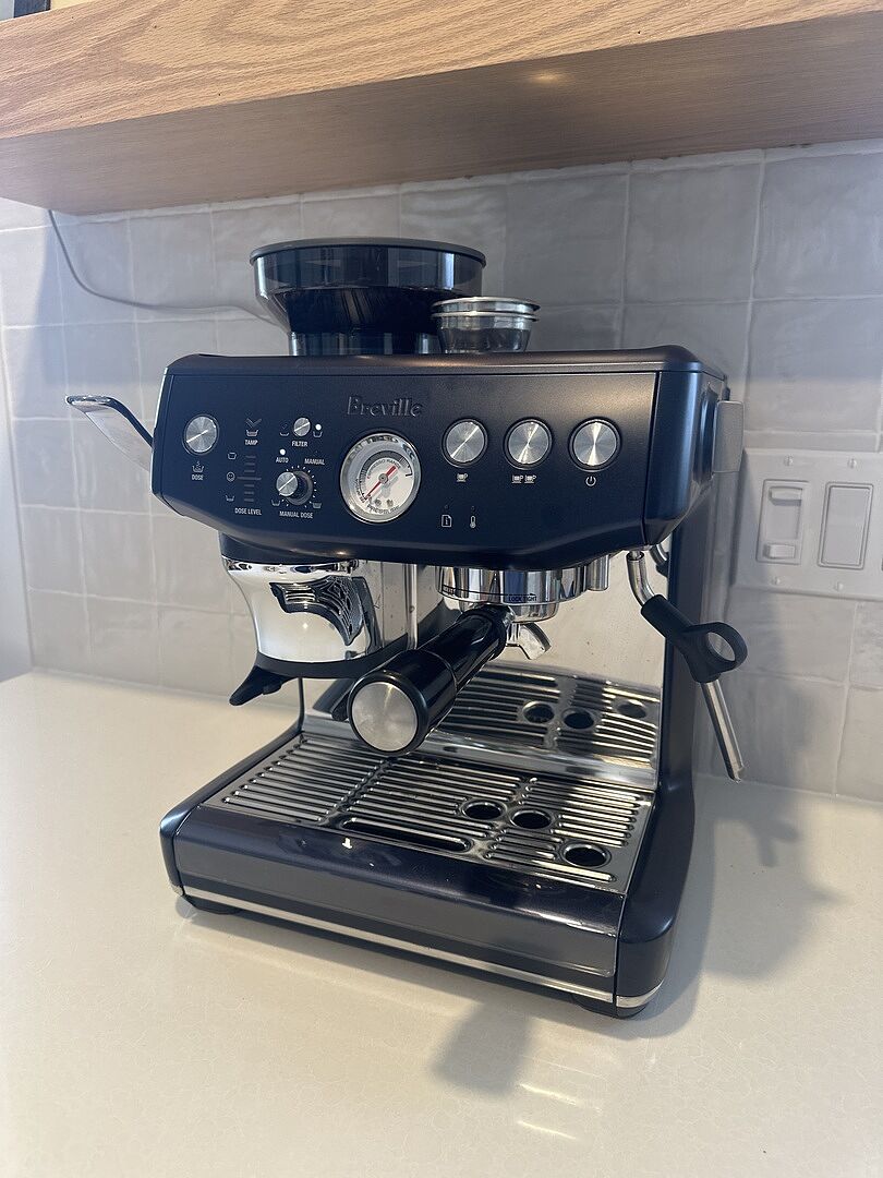 Breville Barista Express ImPress Espresso Machine BES876 - Olive