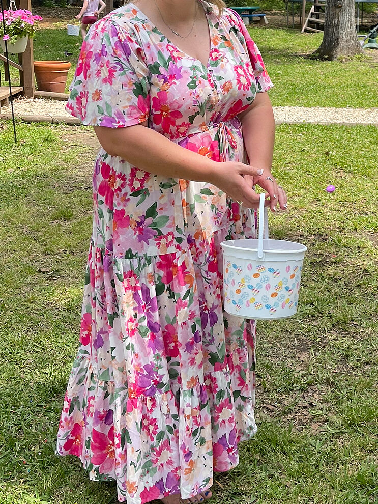 Bonnie Maxi Dress in Gumnuts photo review