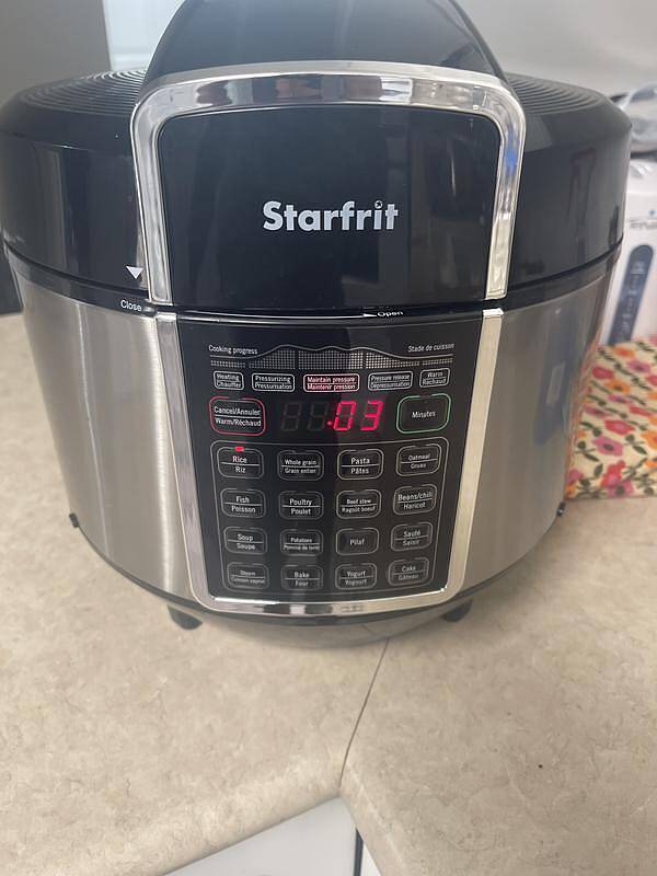 Starfrit pressure cooker troubleshooting sale