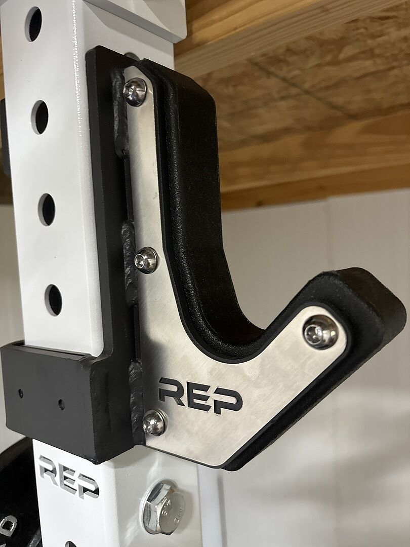 Round Sandwich J-Cups | REP Fitness | Rack Attachments