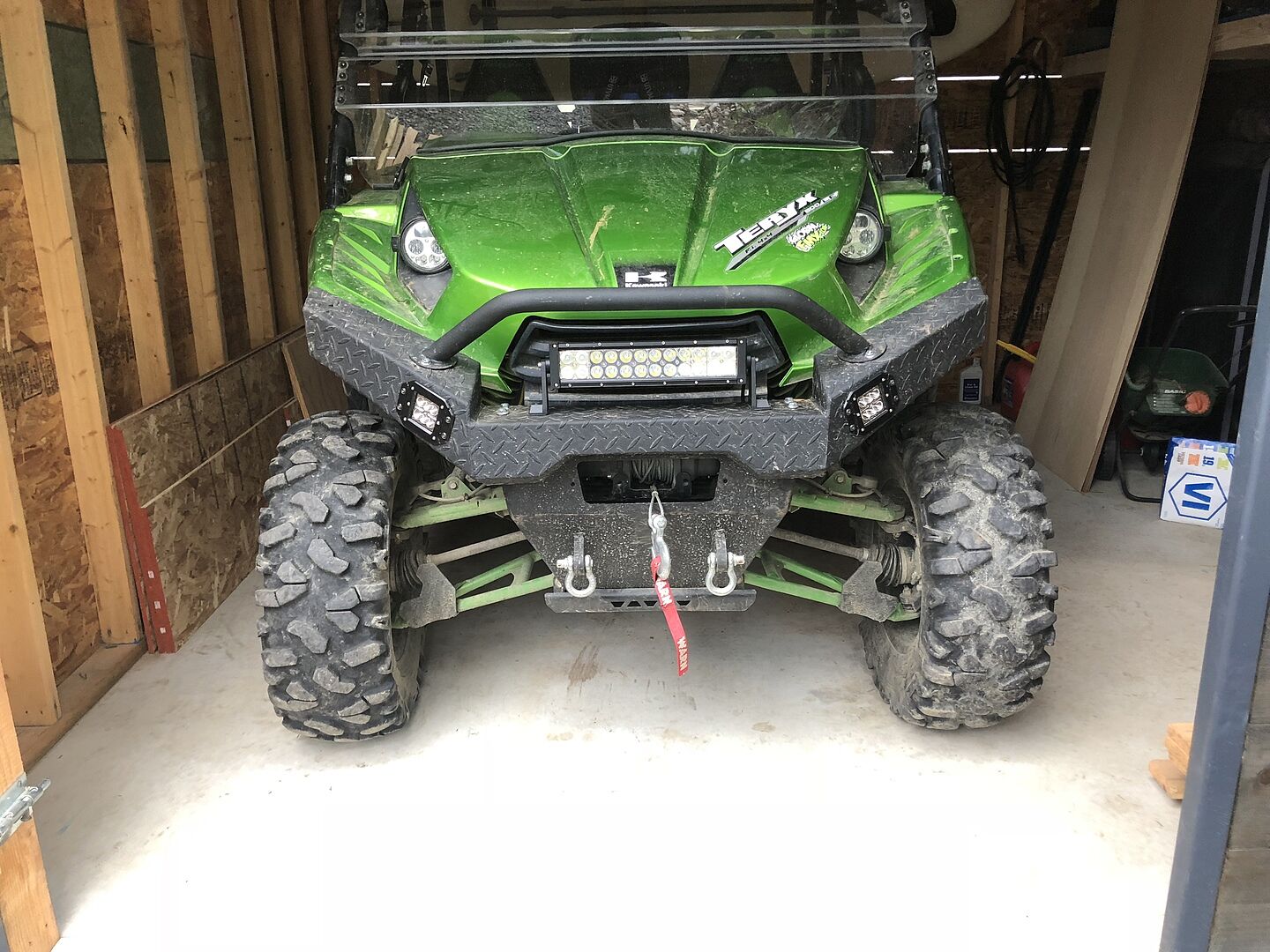 Kawasaki Teryx Winch Mounting Plate SuperATV