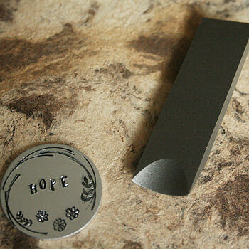 Curved Line Metal Stamp, 19.5mm Curved Line Metal Stamp