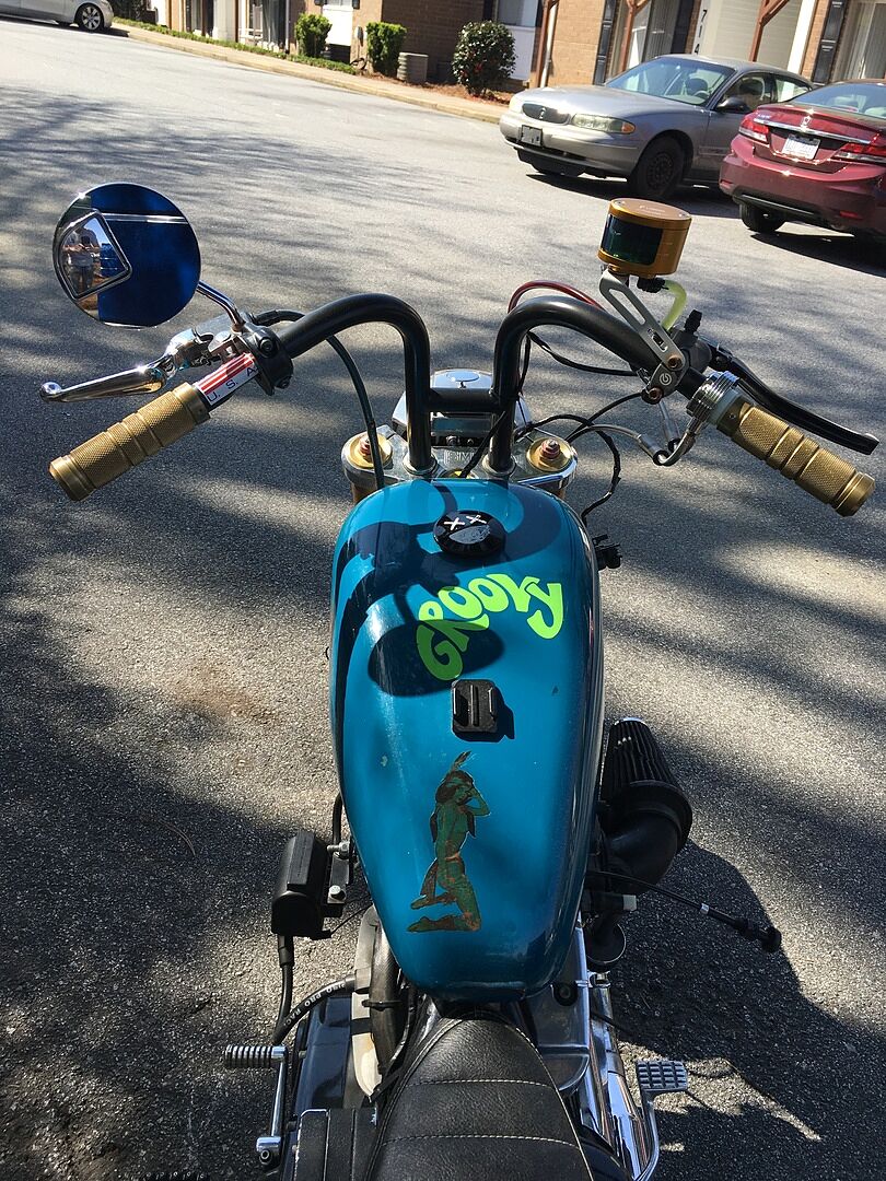 rabbit ear handlebars sportster
