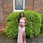 slim fit dress slacks Rose Gold Printed Maxi Dress with Criss Cross Back