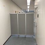 パーテンション　3連 360度3連パーテーション 幅1800 奥行450 高さ1800 NI-NNR3C 通販