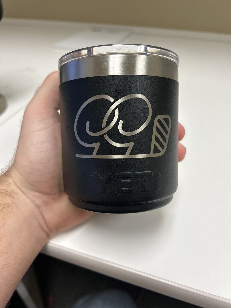 【YETI】RAMBLER LOWBALL 10oz ブラック 2個セット YETI Rambler 10 oz Lowball 2.0 with Magslider Lid - Black