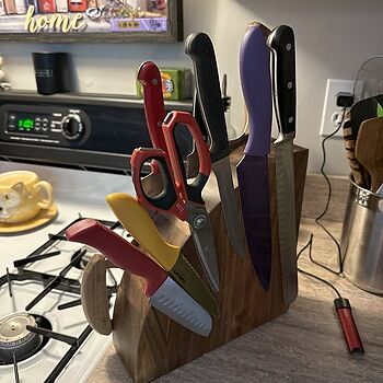Marcellin Magnetic Acacia Knife Block | Bespoke Post