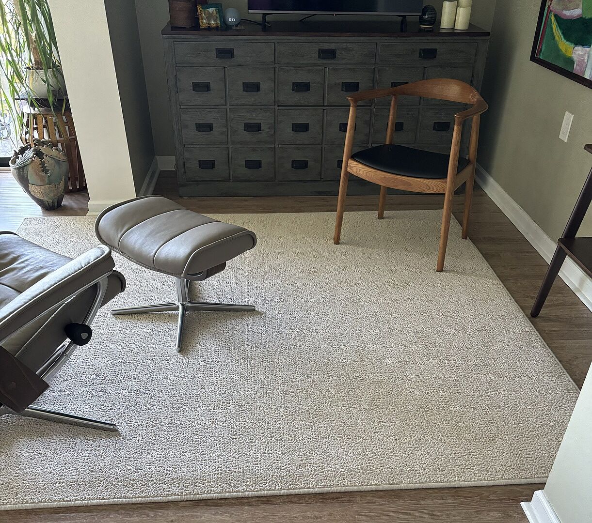 Perfect carpet for awkwardly shaped room