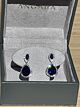 The sapphire and diamond earrings