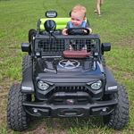 RIDINGTON 24V Kids Ride-On Truck With Remote Control - Black