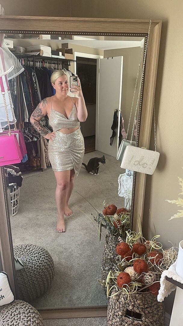 Shop the Miami Nights Cowl Neckline Twist Feature Mini Dress