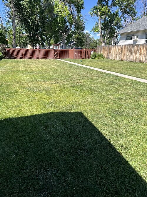 A lawn in Great Falls, MT