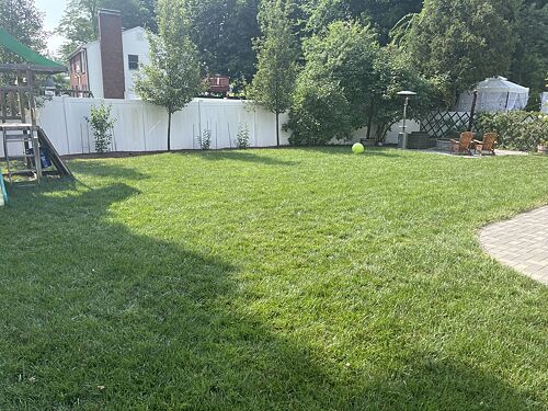 A lawn in Woburn, MA