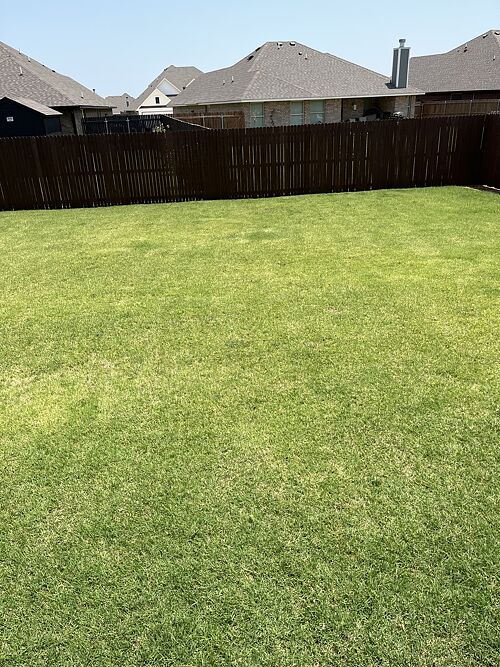 A lawn in Yukon, OK