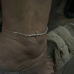 Horizon Cross Anklet