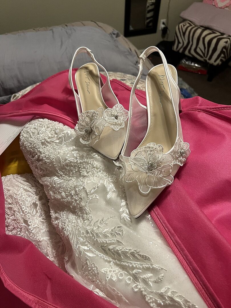 Escarpins Betsey Johnson Pryce Blush, Talons Aiguilles Avec étoiles Dorées - Taille US 7.5 - Neuf