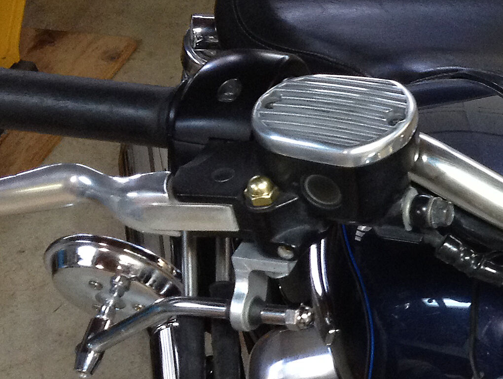 Lowbrow Customs Finned Master Cylinder Cover 2004 2015 Harley