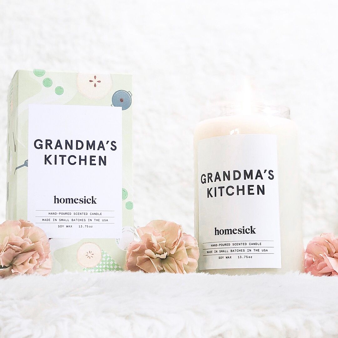 Grandma's Kitchen Candle Butter & Apple Scented Candle Homesick