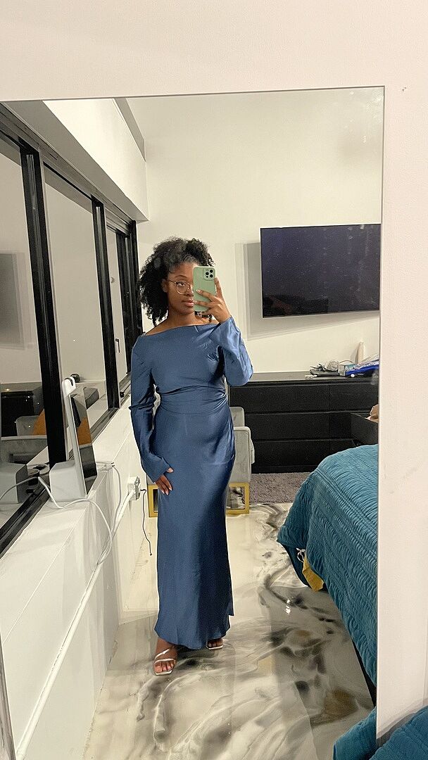 knee length dresses for ladies Loveland Cowl Back Midi Dress Butter– Selfie Leslie