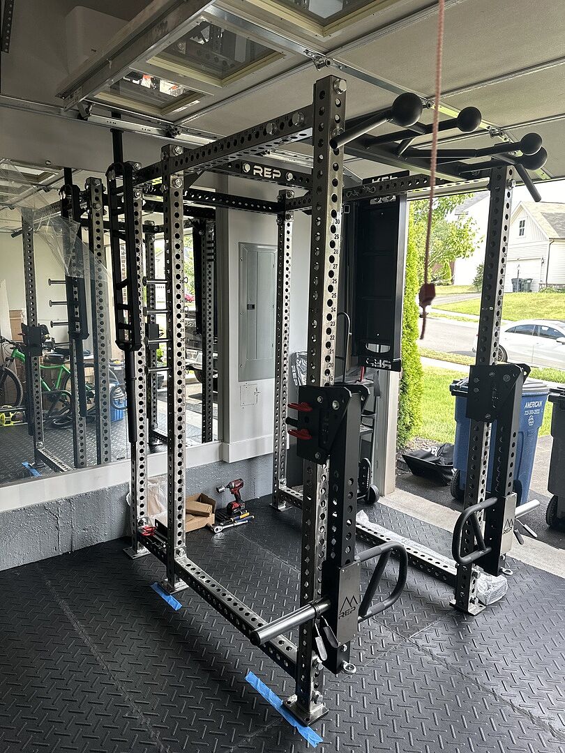 Rep Fitness Small Gym Rack Garage Gym Rep Fitness Pr 4000 Review