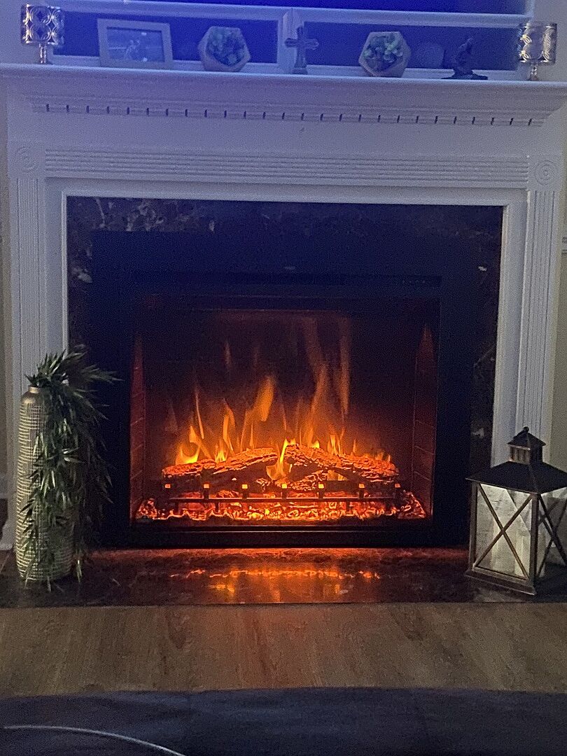 Napoleon Element 36-in Built-In Electric Fireplace | Electric