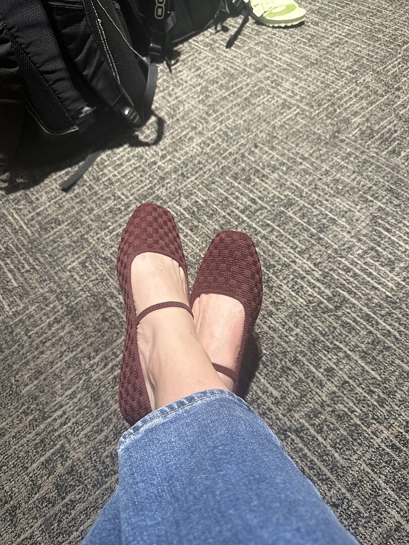 The Max Square Mary Jane in Dusty Lilac Basketweave | Rothy's