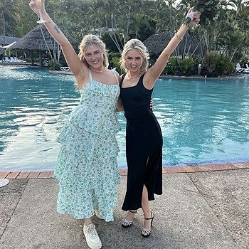Provence Bloom Tiered Midi Dress Floral Green Selfie Leslie