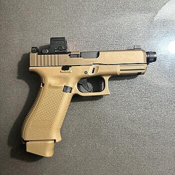 Glock 19x MOS 9mm 4.52" 19rd Pistol, Coyote - PX1950S03MOSTB