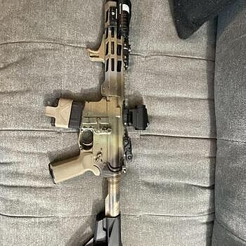 SB Tactical SBA5 5-Position Adjustable Pistol Brace, Black - SBA5X-01-SB