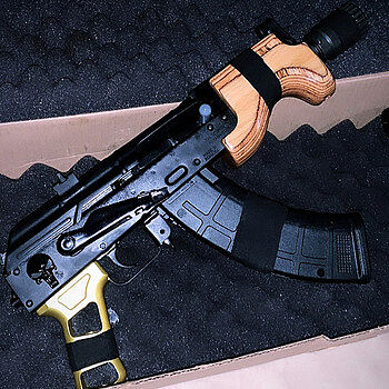 Century Arms Micro Draco 7.62x39mm AK Pistol, Blue - HG2797-N