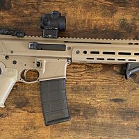 PSA JAKL 13.7" 5.56 1:7 Nitride MOE EPT Skeleton Stock Rifle, FDE