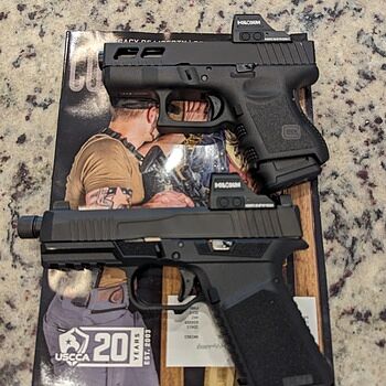 PSA Dagger Complete RMR Slide Assembly with Threaded Barrel & Holosun HS407C X2 Reflex Sight, Black Nice and affordable and good