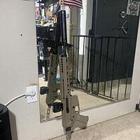 PSA JAKL 13.7" 5.56 1:7 Nitride MOE EPT Skeleton Stock Rifle, FDE
