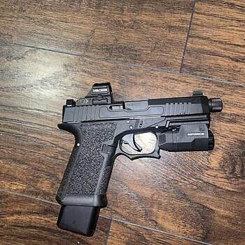 PSA Dagger Complete RMR Slide Assembly with Threaded Barrel & Holosun HS407C X2 Reflex Sight, Black Great product