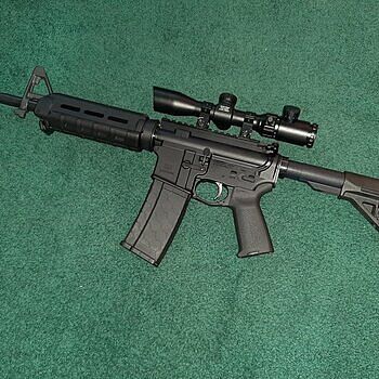 PSA AR-15 Complete Stealth Lower MOE EPT, Black Excellent match with the 16" 5.56 M4 NITRIDE MOE Upper