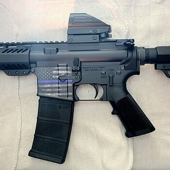 PSA AR-15 Complete Stealth Lower MOE EPT, Black AR15 5.56