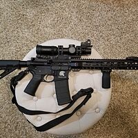 PSA AR-15 Rifle Kit 5.56 16" Nitride 1:7 Mid-Lgth 13.5" LTWT M-Lok MOE w/ MBUS Sights