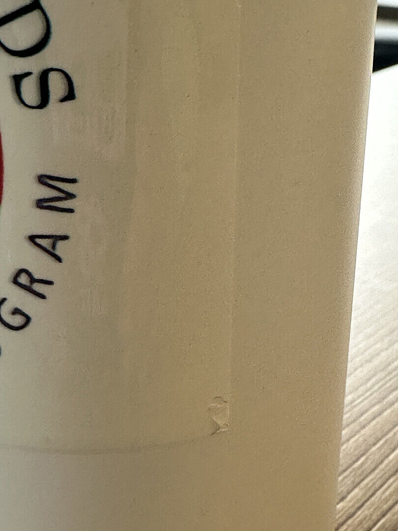 Logo sticker doesn;t hold up
