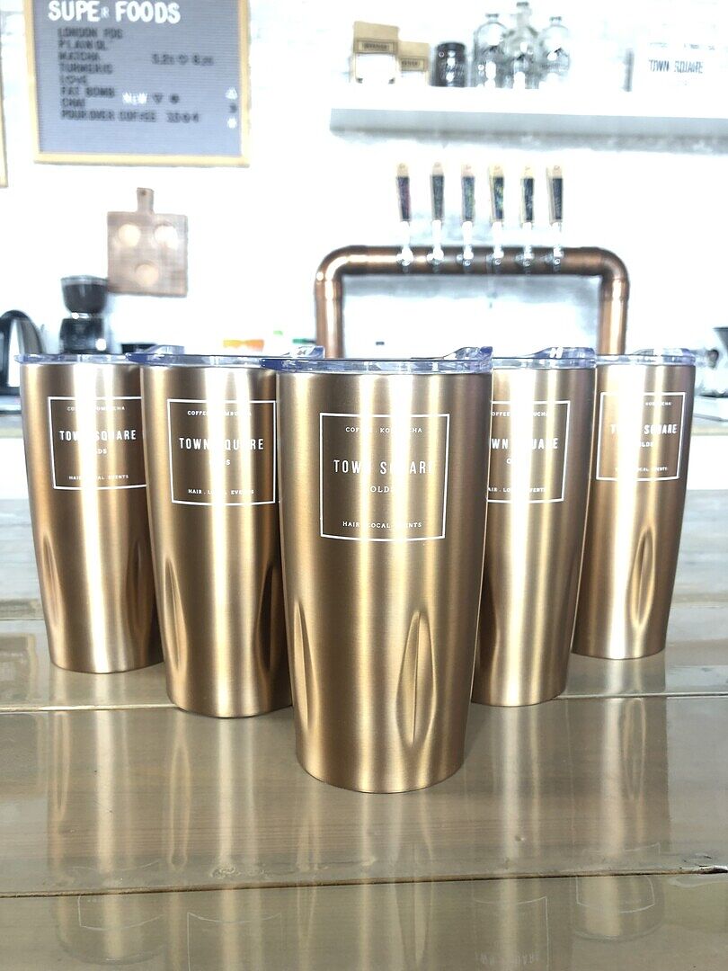 Stylish hot/cold cup