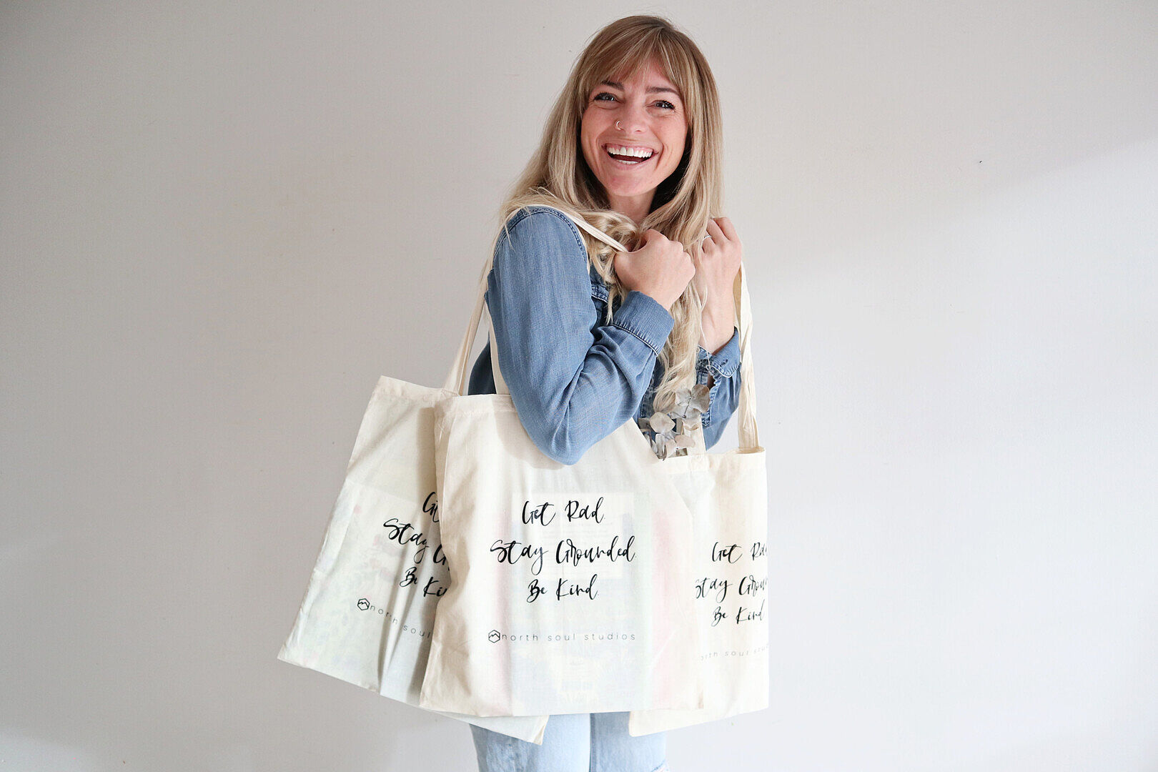 Great print quality on the totes!