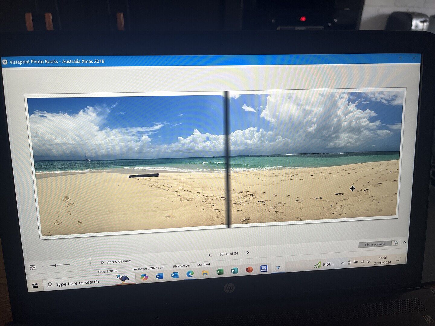 Photobook has a mistake and they wont correct and reprint it