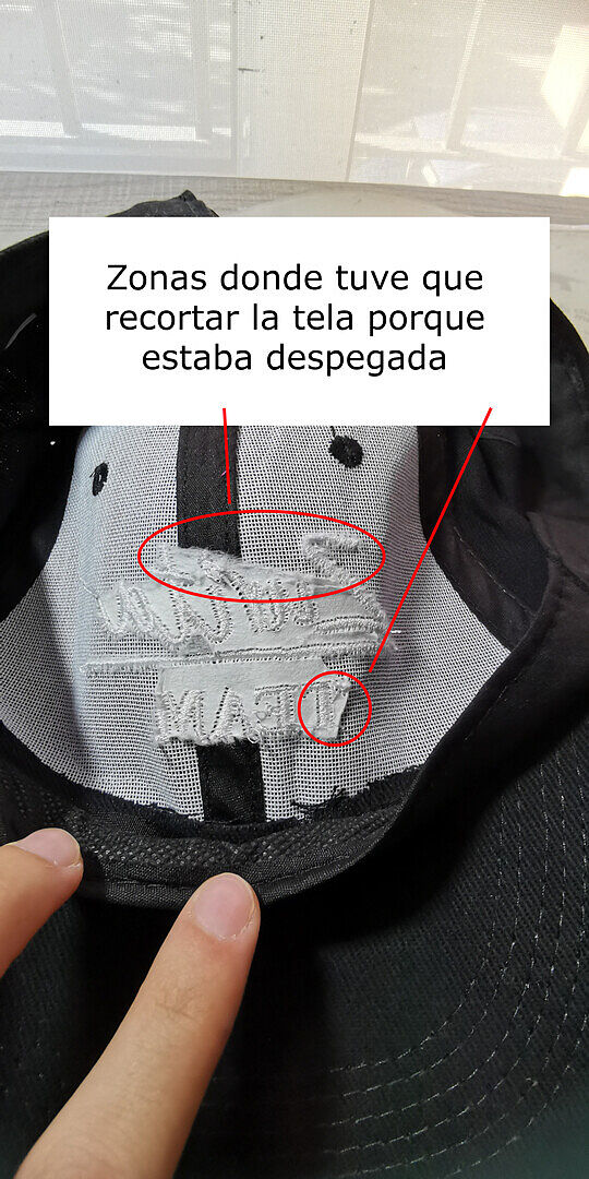 Buena calidad, aunque el bordado no era perfecto